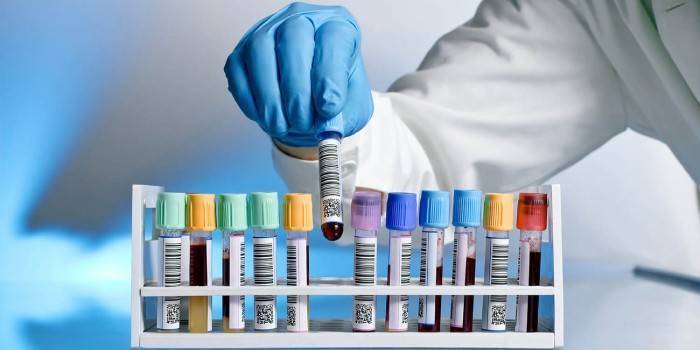 Коды анализов крови таблица