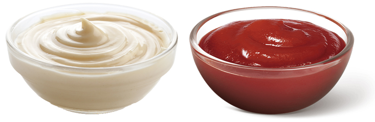 Майонез и кетчуп