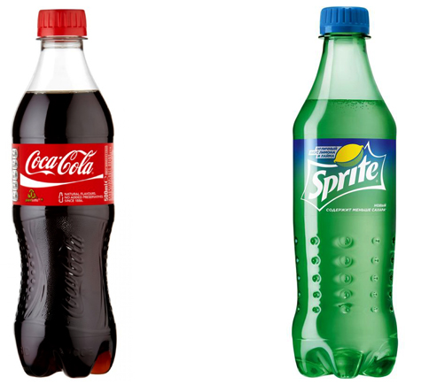 Кока-кола и спрайт