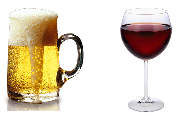 Пиво и вино