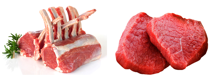 Баранина и говядина