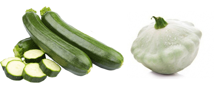 Кабачок и патиссон