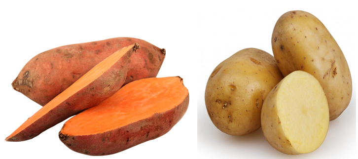Батат и картофель
