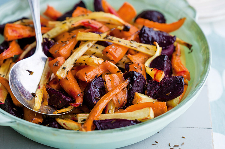 Блюдо с пастернаком