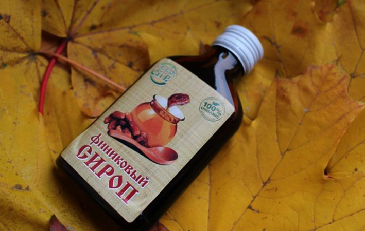 Бутылка сиропа