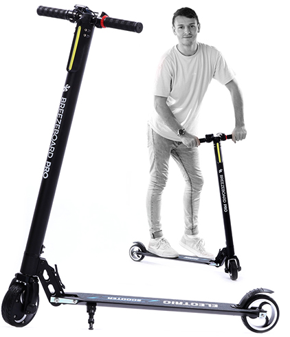 Человек и самокат