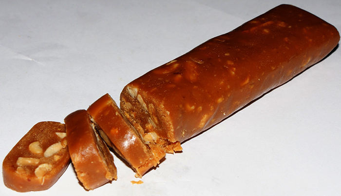 Щербет в виде колбаски