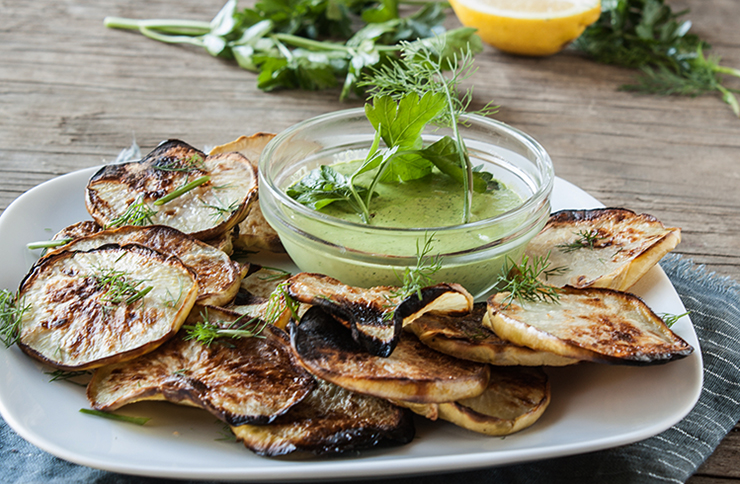 Чипсы из кольраби