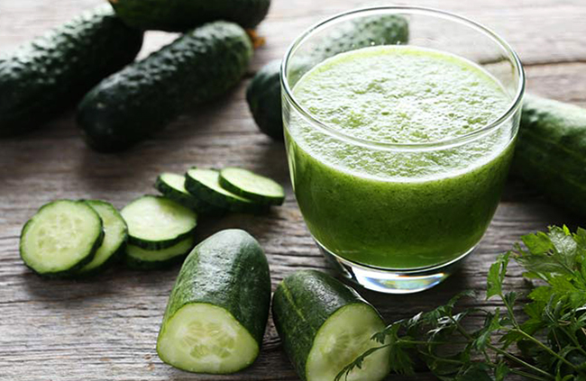 Свежий огуречный сок