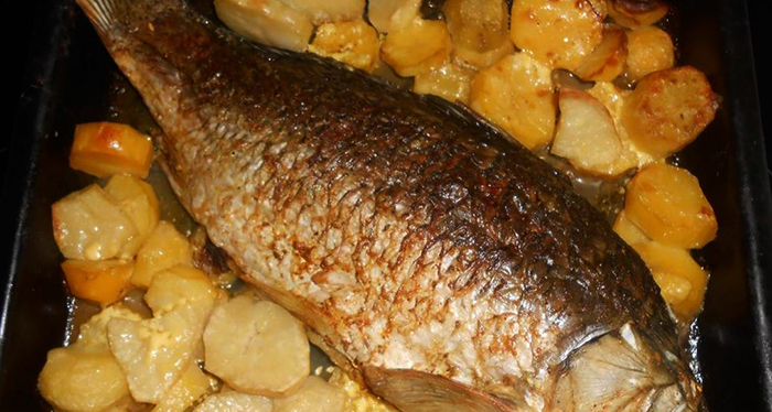 Карп в духовке