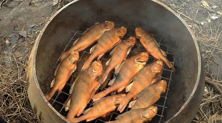 Горячее копчение