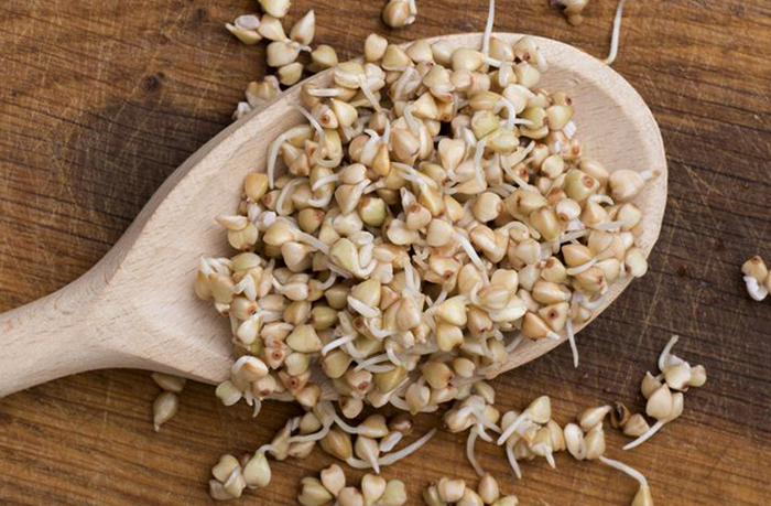 Гречка в ложке