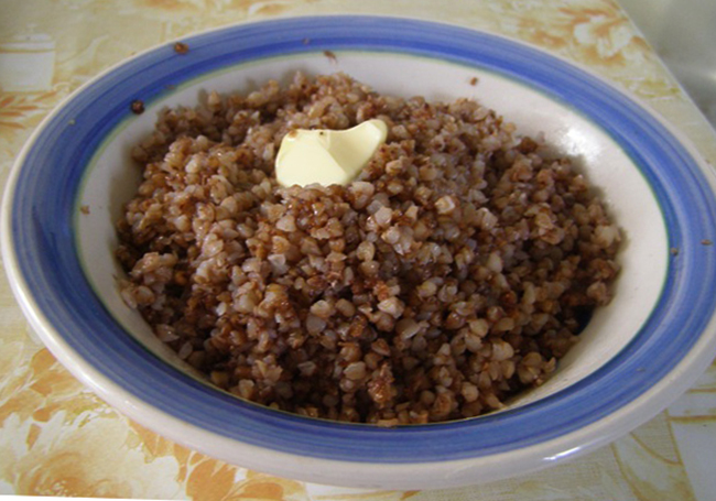 Гречневая каша перед употреблением
