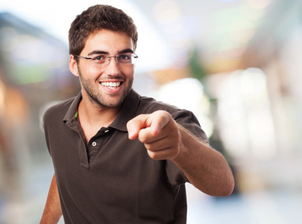 Счастливый мужчина