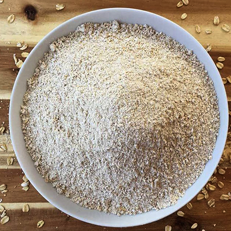 Чаша с овсяной мукой