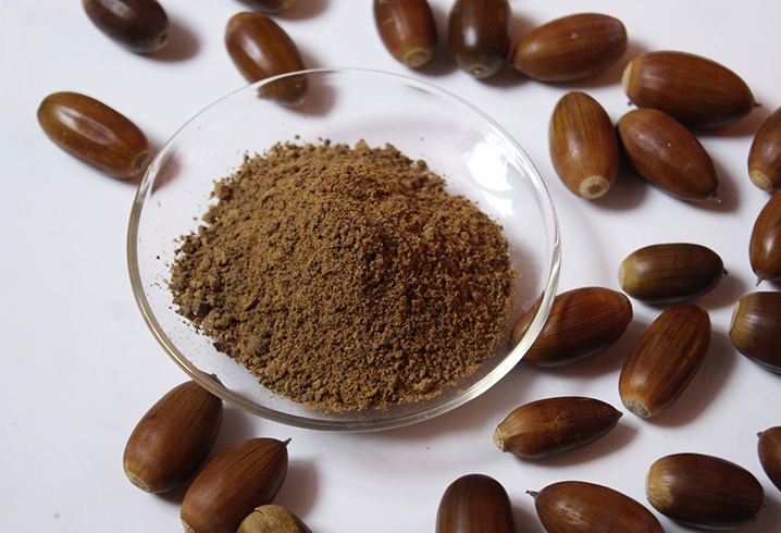 Измельченные желуди