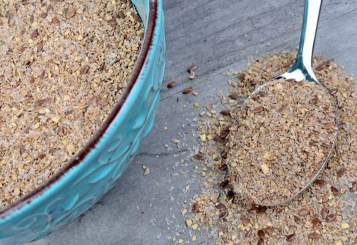 Как выглядят льняные отруби