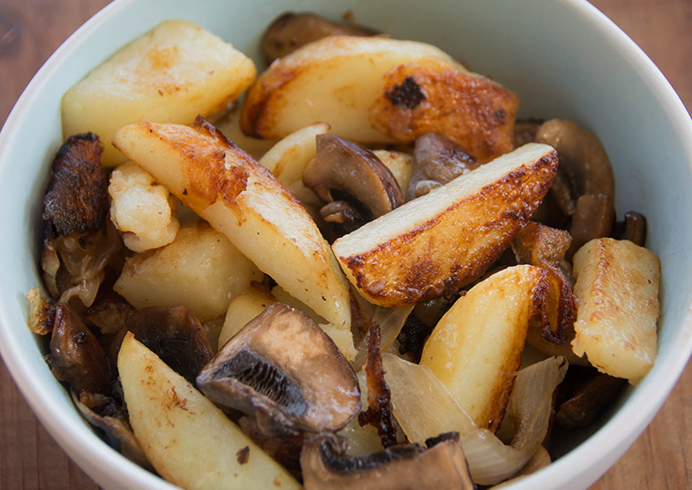 Картошка с грибами