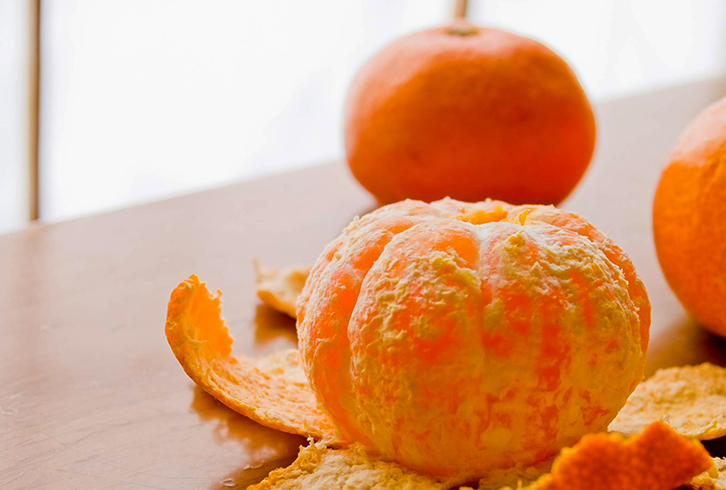 Свежие мандарины