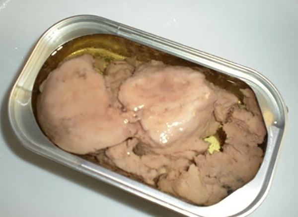 Консерва с печенью трески