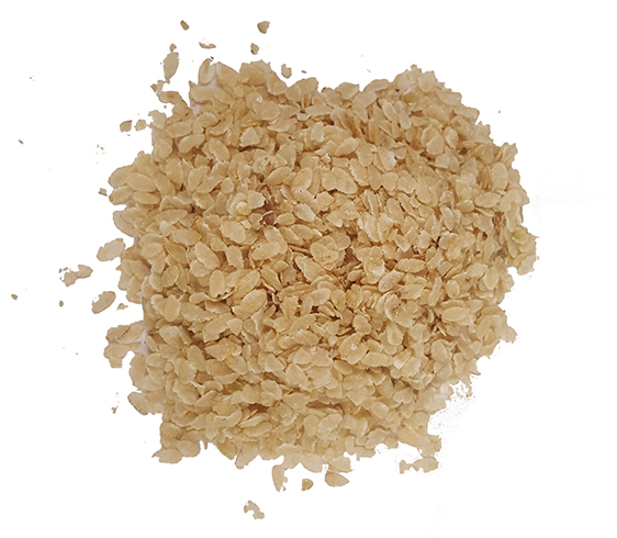 Коричневые рисовые хлопья