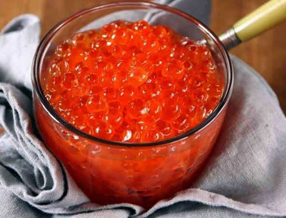 Свежая красная икра