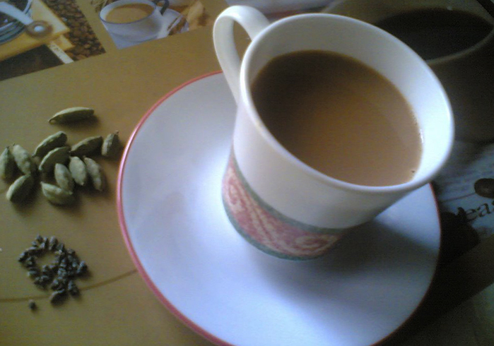 Кружка свежего чая