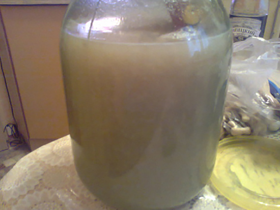 Квас из ржаной муки