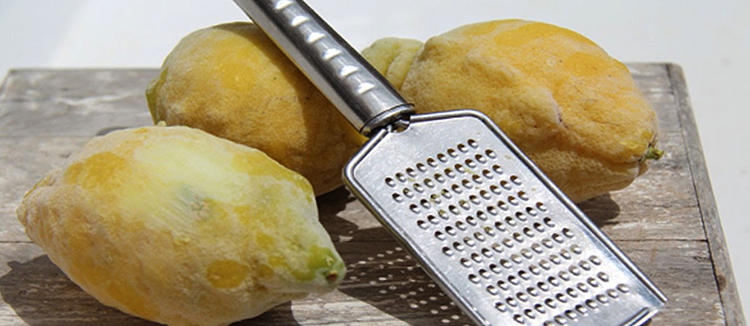 Лимоны и терка