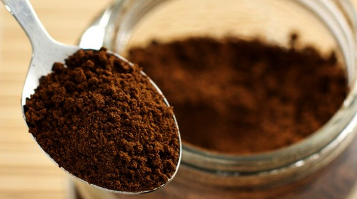 Ложка с кофе