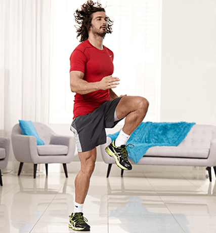 Бег на месте дома