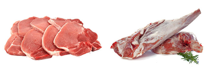 Свинина и баранина