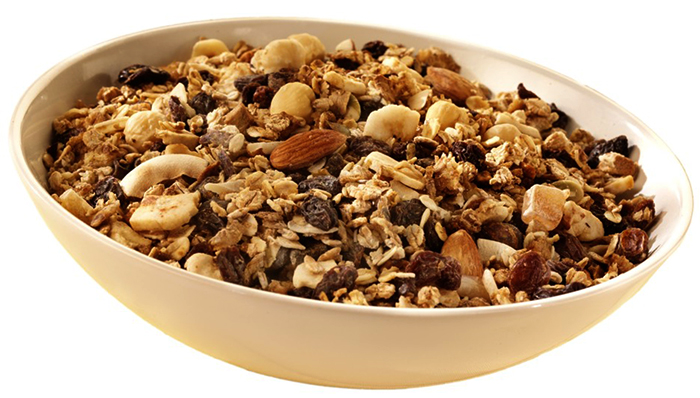 Тарелка с мюслями