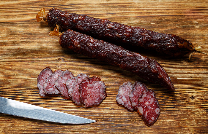 Нарезанная колбаса