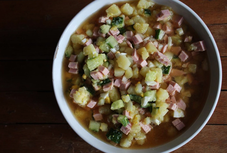 Окрошка на квасе