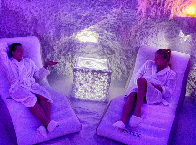 Отдых в соляной пещере