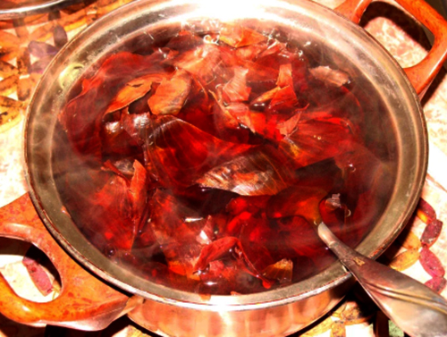 Отвар из луковой шелухи