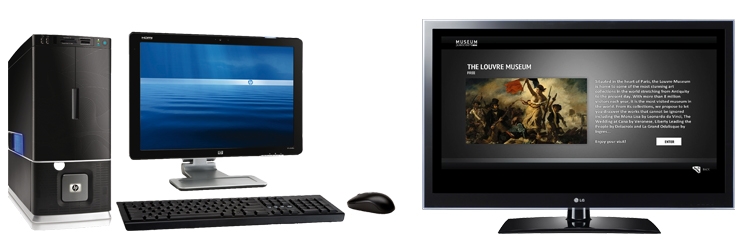 Компьютер и телевизор