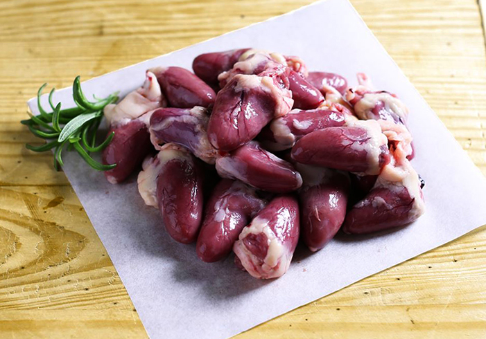 Перед приготовлением сердец