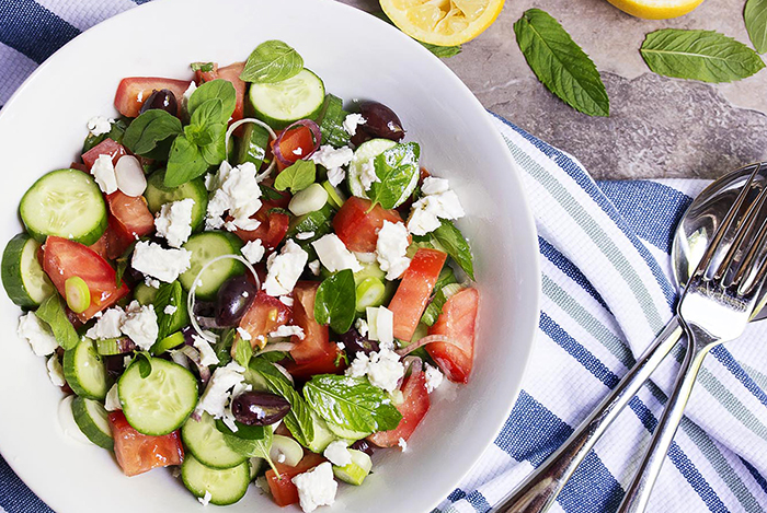 Перед употреблением салата