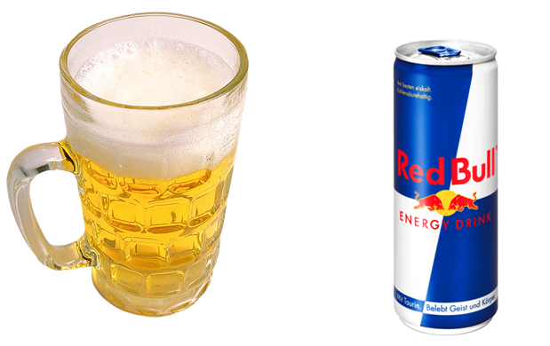 Пиво и энергетик