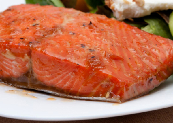 Приготовленная горбуша