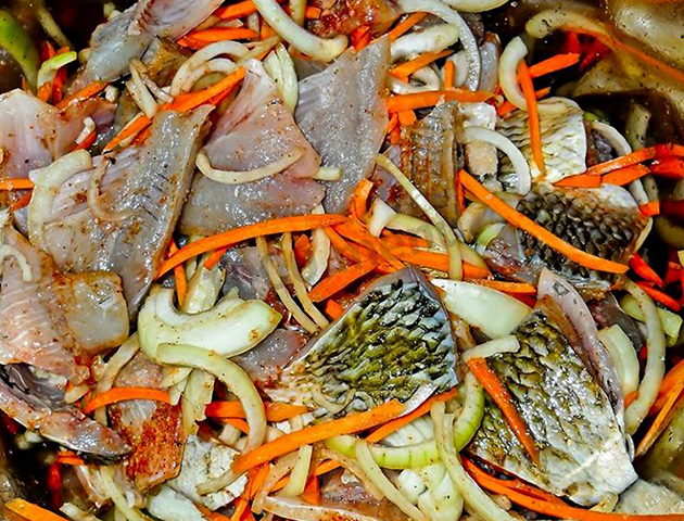 Приготовление карася