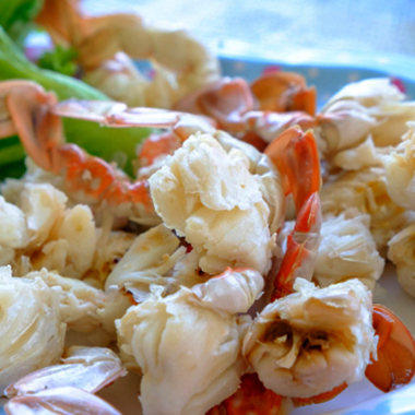 Приготовленное крабовое мясо