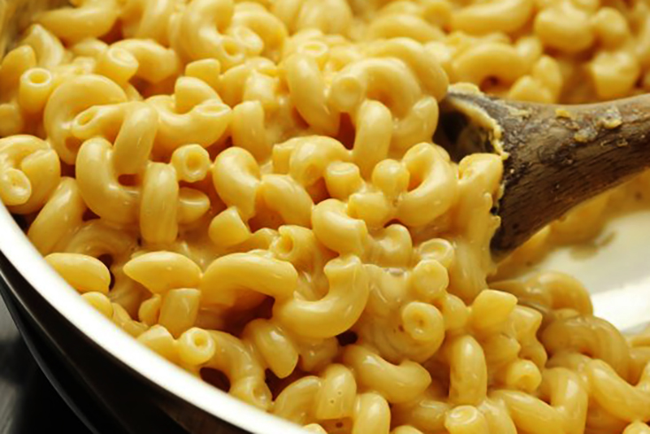 Приготовленные макароны