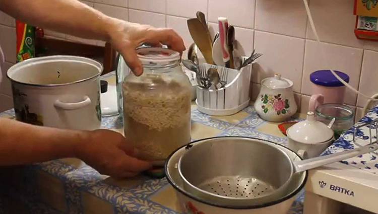 Приготовление овсяного киселя