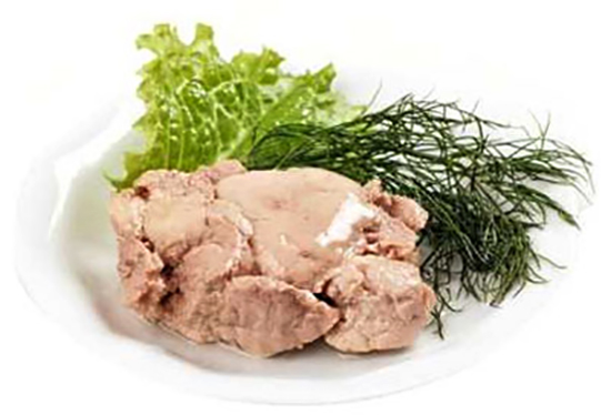 Приготовленная печень минтая