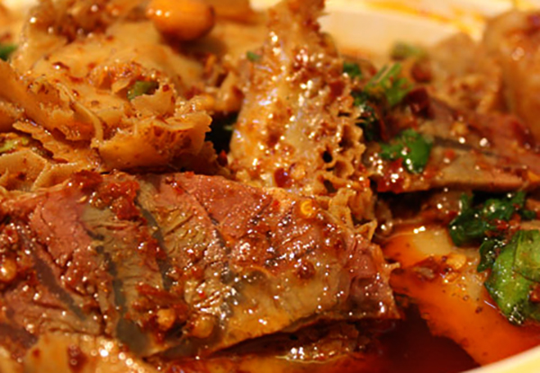 Приготовленные свиные легкие