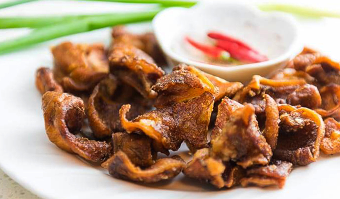 Приготовленные свиные уши