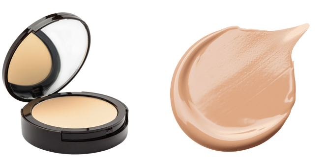 Пудра и тональный крем